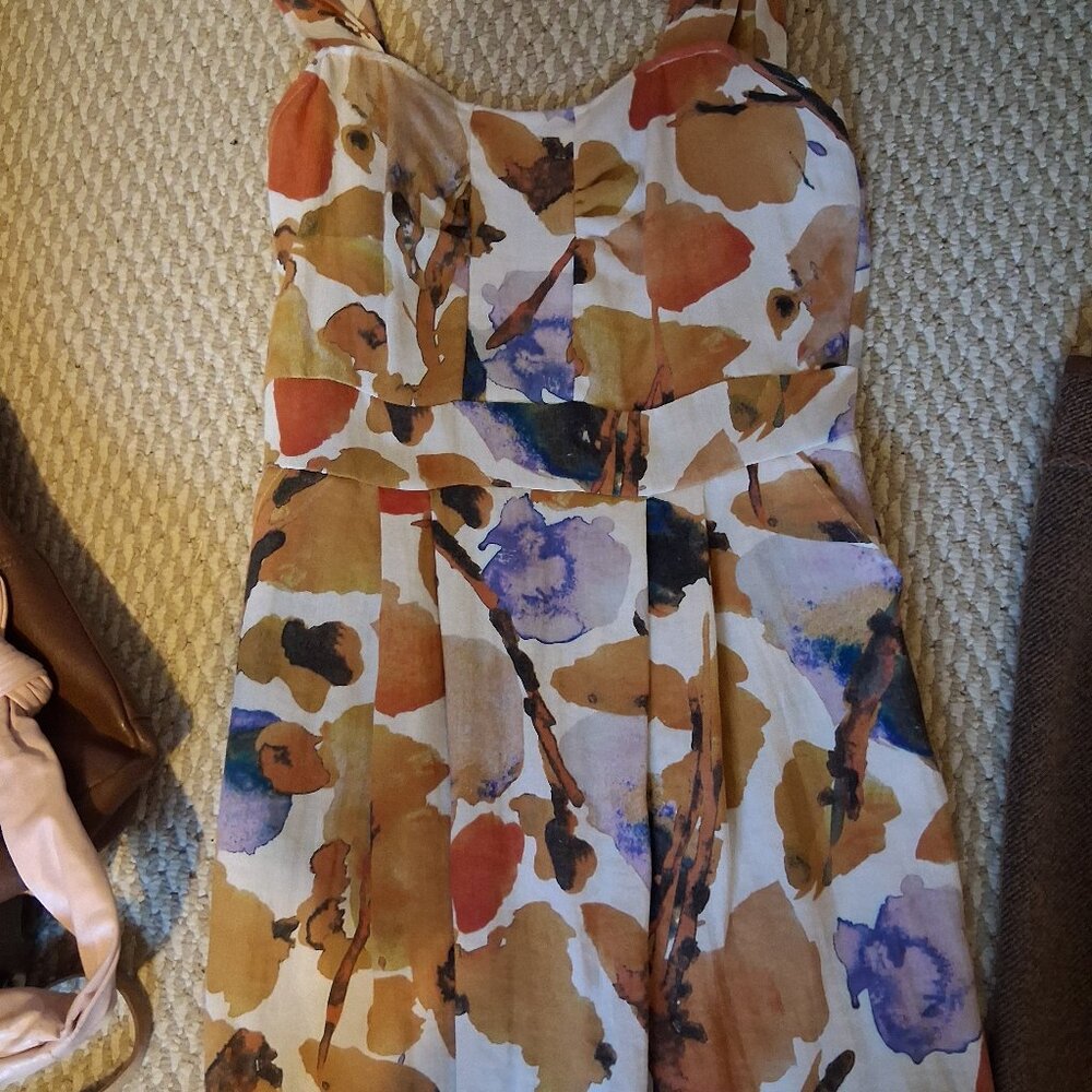 Handmade in montreal linen cotton dress